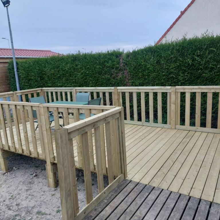 Berck-Plage - 2 Hebergements Insolites Tiny House De 2 A 8 Personnes Ngoại thất bức ảnh